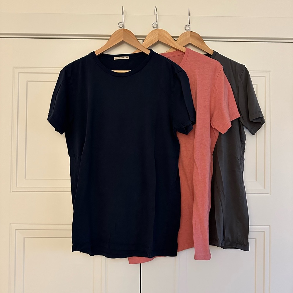 Marine Layer cotton t-shirts, lot of 3, size M/L